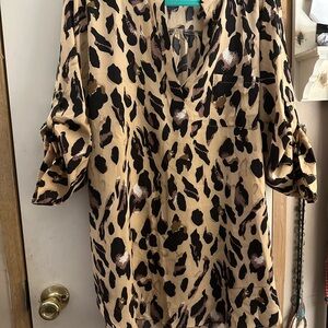 Leopard Print Women's Top